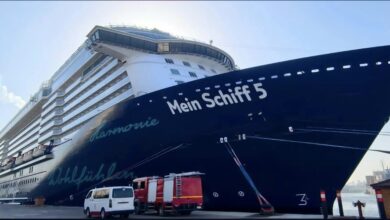 Mein Schiff 5 at Alexandria Port supporting Alexandria cruise tourism