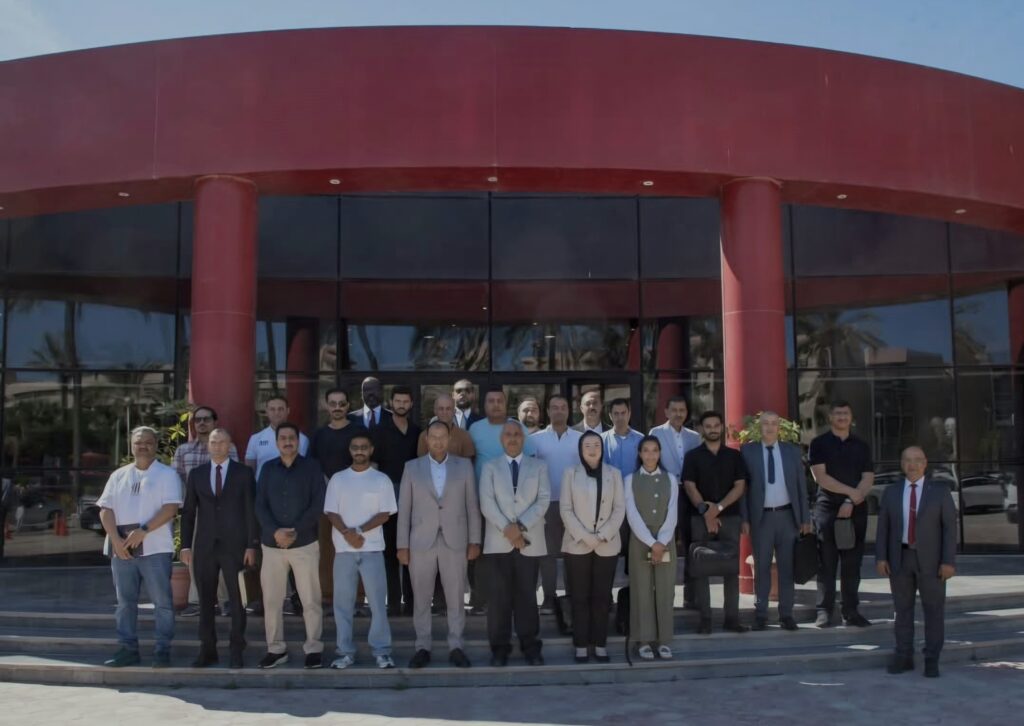 Maritime disaster risk training participants at AASTMT in Alexandria