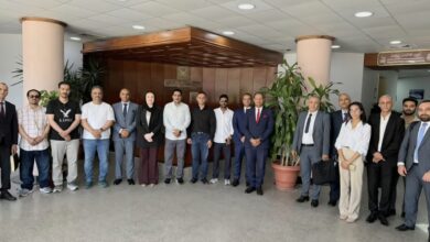 Maritime disaster risk training participants at AASTMT in Alexandria