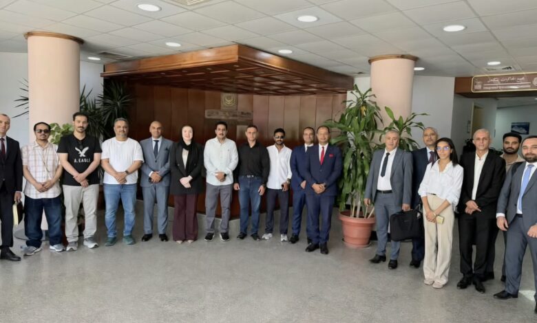 Maritime disaster risk training participants at AASTMT in Alexandria
