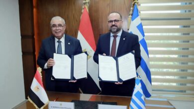 Egyptian and Greek maritime officials discuss seafarer certification and training during the Joint Maritime Committee meeting in Alexandria.