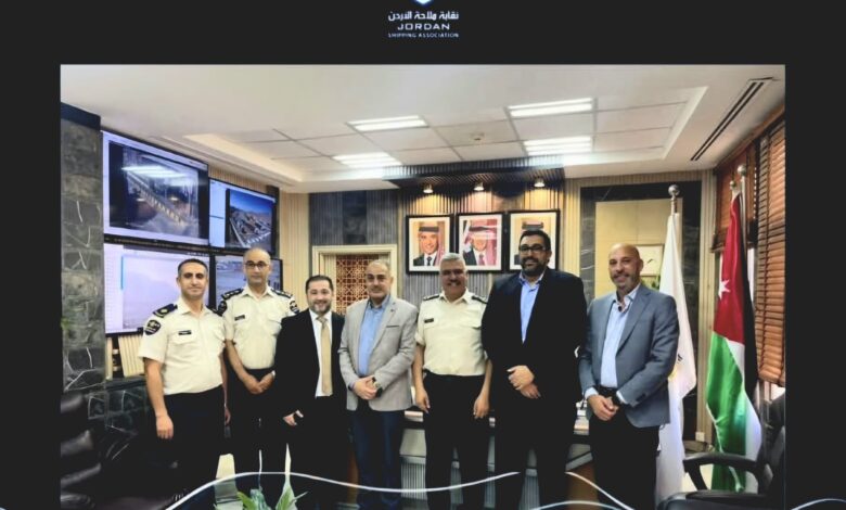 Jordan Shipping Association meetings in Aqaba addressing port operational challenges, customs procedures and maritime trade efficiency