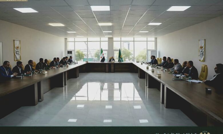 Review of Latakia Port maritime operations and development plans by Syria's General Authority for Borders and Customs.
