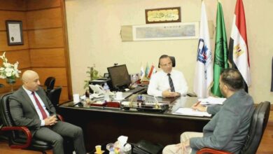 Egypt's Port Training Institute and CILT International representatives meet to discuss logistics and supply chain training cooperation.