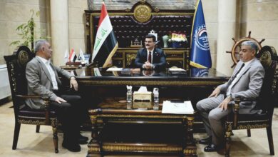 Chief Engineer Abdullah Ati Abdullah, newly appointed Director General of the General Company for Ports of Iraq.