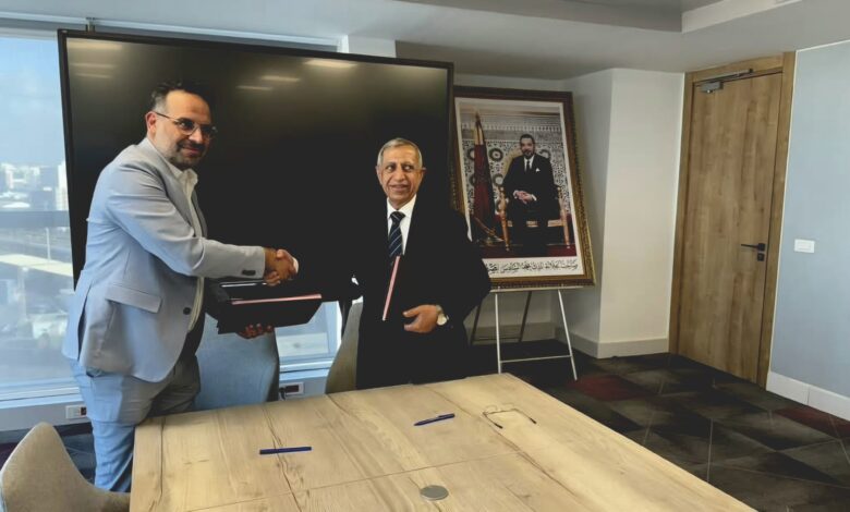 AASTMT Port Training Institute crane operator training agreement for Nador container terminal in Morocco.