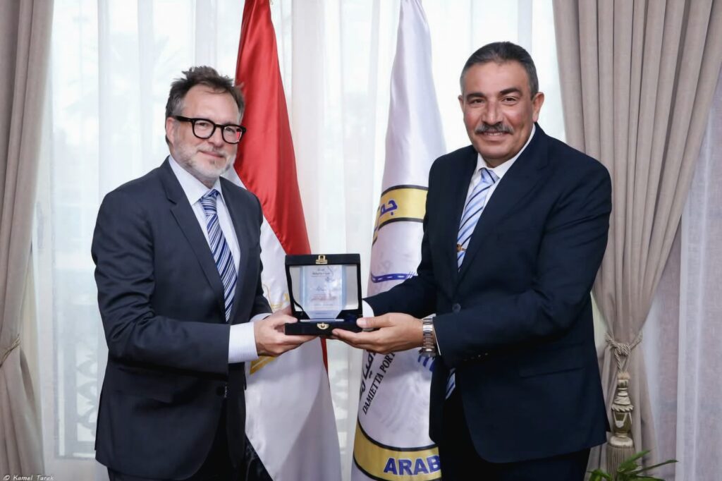 Canadian Ambassador Ulric Shannon visits Damietta Port to review development projects and investment opportunities.