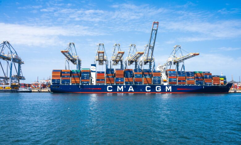 CMA CGM Asia freight rates for container shipments to the Mediterranean, Black Sea and North Africa.
