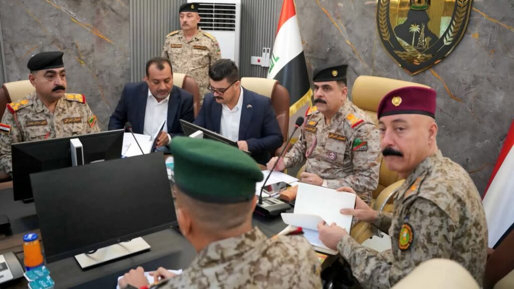 Iraqi port security plans discussed by the General Company for Ports of Iraq and Basra Operations Command.