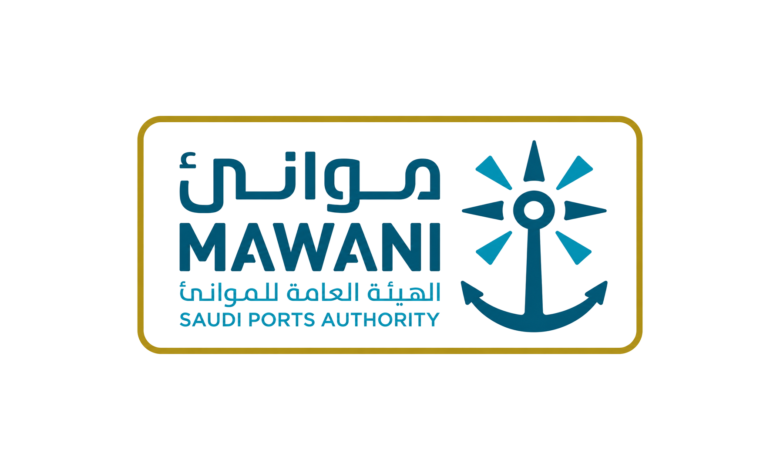 Saudi Ports Authority infographic announcing Port Community System enhancements for container storage charges, cargo exit permits, and shipment readiness tracking.