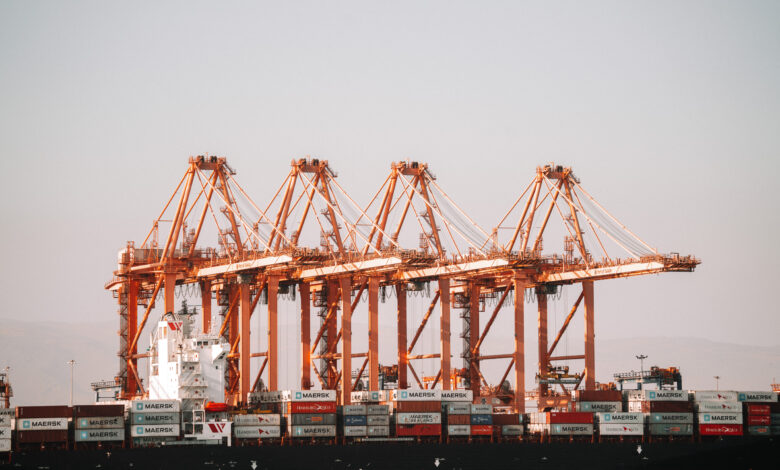Port of Salalah container terminal in Oman